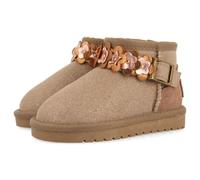 GIOSEPPO Bota Invierno Piel Niña LINT Taupe Talla 33