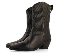Botas Cowboy Trenzado TACÓN Piel AMPASS