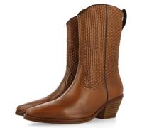 GIOSEPPO Botas Cowboy Trenzado Tacón Piel Ampass