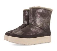 GIOSEPPO Botín Tipo Australiano de Serraje Gris Metalizado para Mujer Banff