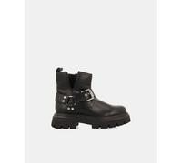 Gioseppo Botines con hebilla y elásticos laterales. Negro 32