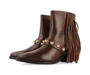 GIOSEPPO Botines TACÓN Piel Flecos Y TACHAS Clarksville