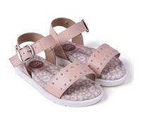 Gioseppo CABERFAE - Sandalias de Piel con Correa en T y Hebilla Ajustable, Suela Flexible de TPR, Color Nude, Talla 38