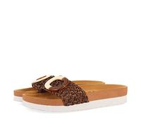 GIOSEPPO Chanclas de Pala Tipo Bio en Color marrón con Adorno para Mujer candiva