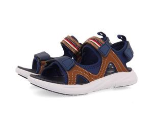 GIOSEPPO Chanclas Deportivas Marrones con Acentos DE Color para NIÑO Y NIÑA ANTILLO