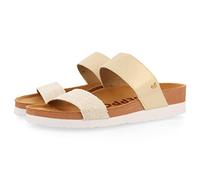 GIOSEPPO Chanclas Estilo Bio con Tiras Doradas para Mujer Whittier