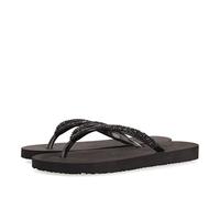 GIOSEPPO Chanclas Negras con Adorno DE Cristales para Mujer BELVUE