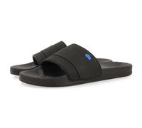 GIOSEPPO Chanclas Negras DE Pala con Detalle EN Azul para Hombre BORGETTO