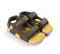Gioseppo COROICO - Sandalias Californianas para Niño con Acentos de Color, Cierre Ajustable en el Empeine y Talón, Comodidad y Ligereza, Color Caqui, Talla 28