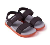 Gioseppo DADAAB - Sandalias Californianas con Contrastes de Color para Niño, Cierre Ajustable en el Empeine y Talón, Comodidad y Ligereza, Color Chocolate, Talla 28