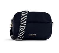 GIOSEPPO DALKEITH, Bolso estilo bandolera cuadrado, incluye asa larga con estampado animal de cebra para Mujer, piel sintética, cierre cremallera y clip magnético, multi bolsillo, medidas 24x7,5x17cm