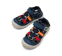GIOSEPPO DUNBARTON - Sandalias Californianas para Niño, Comodidad y Estilo, Diseño Podológico para el Cuidado del Pie, Correa Ajustable y Suela Antideslizante,Color Azul Marino, Talla 34