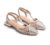 GIOSEPPO JHELUM, Zapatos Planos Mary Jane Mujer, Platino, 37 EU