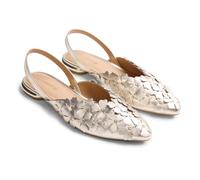 GIOSEPPO Kinna, Zapatos Planos Mary Jane Mujer, Platino, 35 EU