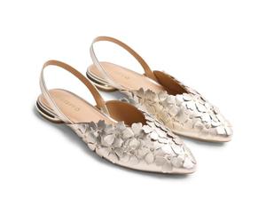 GIOSEPPO Kinna, Zapatos Planos Mary Jane Mujer, Platino, 41 EU