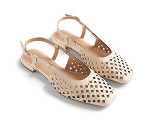 GIOSEPPO KYAKA, Zapatos Planos Mary Jane Mujer, Off-White, 37 EU