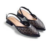 Gioseppo LAGOS - Zapatos de Tacón Estilo Salones Destalonados con Detalle de Tachas, Diseño Elegante y Confortable, Suela Flexible de Caucho, Color Negro, Talla 40