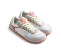 Gioseppo Luanda - Zapatillas de Piel con Estampado de Leopardo y Acentos de Color, Plantilla Extraíble, Suela Flexible de Caucho, Puntera Amplia, Color Gris, Talla 41