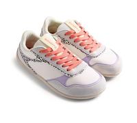 Gioseppo Luanda - Zapatillas de Piel con Estampado de Leopardo y Acentos de Color, Plantilla Extraíble, Suela Flexible de Caucho, Puntera Amplia, Color Off-White, Talla 40