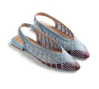 GIOSEPPO MAGARINI, Zapatos Planos Mary Jane Mujer, Azul, 42 EU