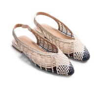 GIOSEPPO MAGARINI, Zapatos Planos Mary Jane Mujer, Off-White, 36 EU