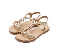 GIOSEPPO Martell, Sandalias Planas Niñas, Platino, 30 EU