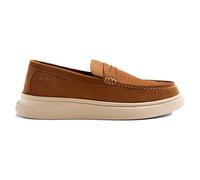 GIOSEPPO Modelo Hubbell, Mocasín Nautico de Piel Serraje con Detalle Antifaz y Costura Artesanal de Hombre, Forro y Plantilla Acolchada y extraíble. Piso de EVA Inyectada, Ultraligero y Flexible.