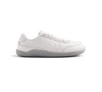 GIOSEPPO - Modelo Solihull Zapatillas Hombre Tipo Barefoot con Cierre cordoneras Piel, Drop 0, Calzado Amplio Repeta la pisada Natural, Piso Flexible, Suela Plana, Color Blanco Talla 44