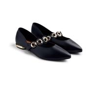 Gioseppo Bailarina de Piel Nimrod – Negro – Talla 37