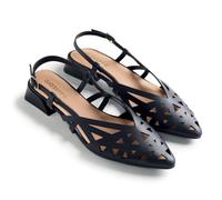 Gioseppo ROTHBURY - Sandalias de Tacón con Tiras para Mujer, Estilo Salón Destalonado, Punta Afilada y Cierre Ajustable, Eleganciay Confort, Color Negro, Talla 41