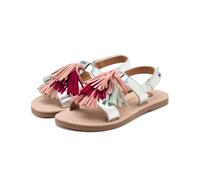 GIOSEPPO| Sandalia plana niña HEWITT| Zapato piel| Cierre ajustable niña|Multicolor|Talla 31