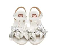 GIOSEPPO| Sandalia plana niña MARINETTE| Zapato piel| Cierre ajustable niña|Blanco|Talla 34