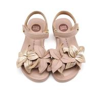 GIOSEPPO| Sandalia plana niña MARINETTE| Zapato piel| Cierre ajustable niña|Rosa|Talla 34