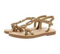 GIOSEPPO| Sandalia plana niña MARTELL|Zapato piel| Cierre hebilla||Leopardo|Talla 29