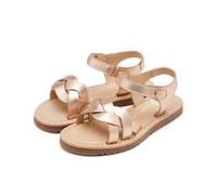 Gioseppo| Sandalia plana niña ROWLEY|Zapato piel| Cierre hebilla||Oro Rosado|Talla 31