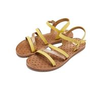 GIOSEPPO| Sandalia plana niña VERSHIRE|Zapato piel| Cierre hebilla||Amarillo|Talla 37