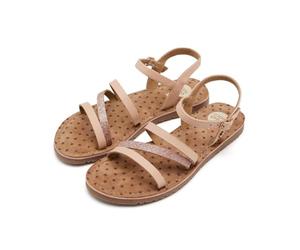 Gioseppo| Sandalia plana niña VERSHIRE|Zapato piel| Cierre hebilla||Rosa|Talla 37