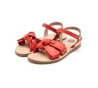 GIOSEPPO| Sandalia plana niña WAREHAM|Zapato piel|Cierre ajustable niña|Naranja|Talla 27