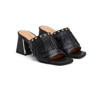 GIOSEPPO| Sandalia tacón piel DIXFIELD| Altura tacón 2,5 cm| Destalonada Mujer||Negro|Talla 36