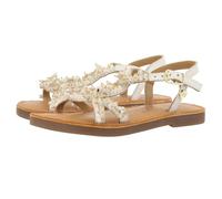 GIOSEPPO Sandalias Blancas DE Piel con Adornos DE CUENTASPARA NIÑA Y NIÑO TICE