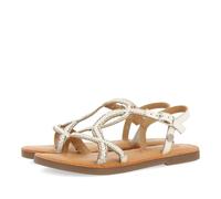 GIOSEPPO Sandalias Blancas DE Piel con PEDRERÍA para NIÑA Y NIÑO AUCILLA