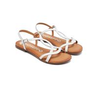 GIOSEPPO Sandalias Blancas de Tiras Finas para Mujer lamim