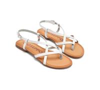 GIOSEPPO Sandalias Blancas Estilo Romana para Mujer lelex