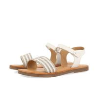 GIOSEPPO Sandalias Color Blanco DE Piel con PEDRERÍA Y Cierre Ajustable para NIÑA Y NIÑO STUBICA