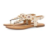 GIOSEPPO Sandalias Color Off-White DE Piel con Adorno DE Flores con TACHAS para Mujer PRELOJ