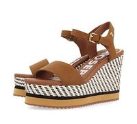 GIOSEPPO Sandalias DE CUÑA Alta Color Cuero para Mujer CHANIA