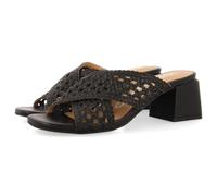 GIOSEPPO Sandalias DESTALONADAS Color Negro con Trenzados para Mujer CLARCONA