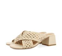 GIOSEPPO Sandalias DESTALONADAS Color Off-White con Trenzados para Mujer CLARCONA