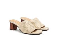 GIOSEPPO Sandalias Mules TACÓN Y Piel Trenzada Colrain