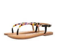 GIOSEPPO Sandalias Negras con Adorno DE Cristales para Mujer Ionia